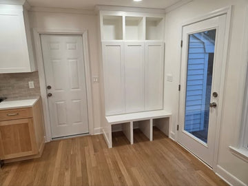 Custom Two-Tone Kitchen Cabinetry System with Island