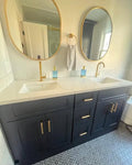 Modern Bathroom Vanity & Storage Collection with Quartz Countertops