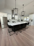 Premium White & Black Kitchen Cabinetry System with Coordinated Bathroom Suite